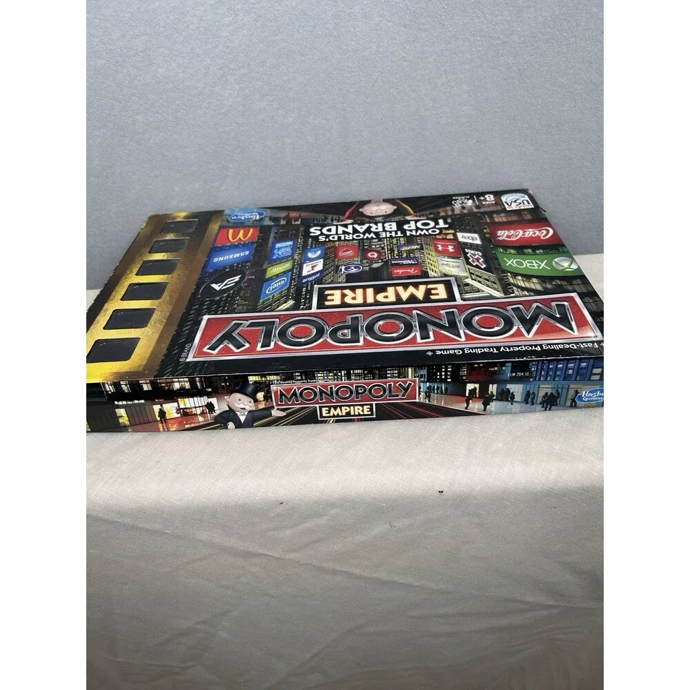 Monopoly Empire Gold Edition Board Game 2013 Hasbro - 99% Complete